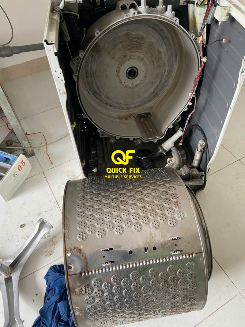 Sửa Máy Giặt Quận 6 Tại Nhà: Không Vắt, Không Xả, Báo Lỗi