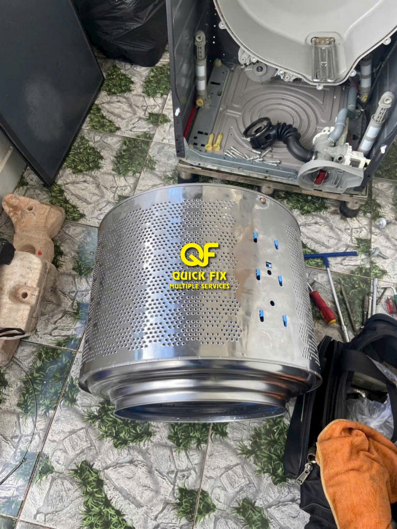 Dịch Vụ Vệ Sinh Máy Giặt Tại Quận 6: Tháo Lồng Clean 100%