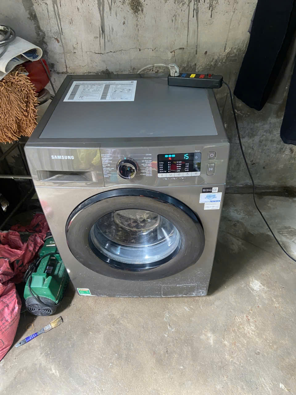 Sửa máy giặt lồng ngang ( cửa trước) Tại TpHCM - Thay chảng ba