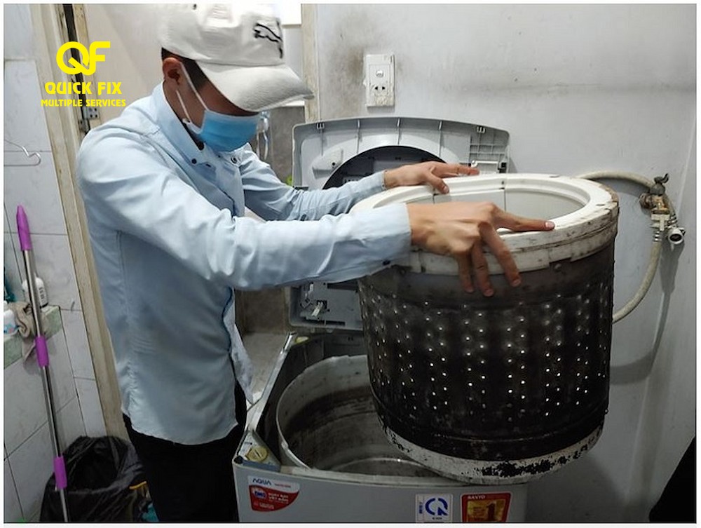 Vệ Sinh Máy Giặt Tận Nơi Huyện Củ Chi Giá Rẻ, Có Mặt Sau 20p